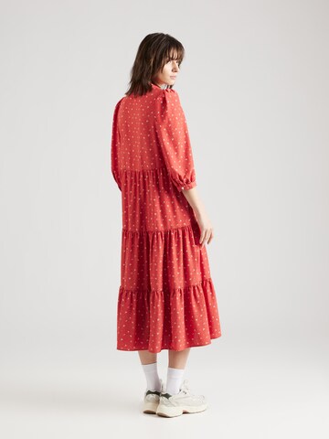 LEVI'S ® Blusenkleid 'Cynthia Midi Dress' in Rot