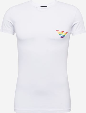 Emporio Armani Μπλουζάκι σε λευκό: μπροστά