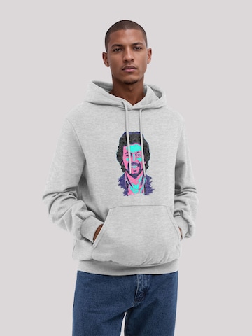 Sweat-shirt 'TV Times Jeremy Beadle 1982 Pop Art' F4NT4STIC en gris : devant
