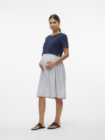 MAMALICIOUS Kleid 'MLMALENA' in Blau