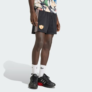 ADIDAS PERFORMANCE Regular Sports trousers 'Manchester United Stone Roses' in Black: front