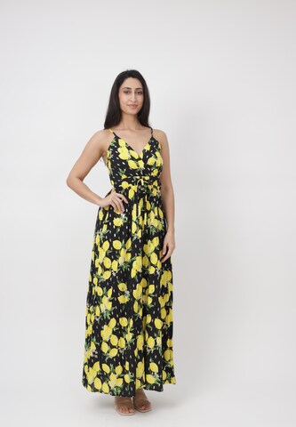 Elara Kleid in Schwarz: Vorderseite