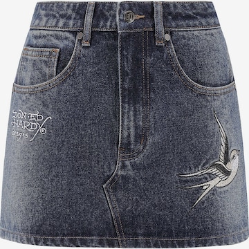 mėlyna Ed Hardy Sijonas 'Swallow': priekis