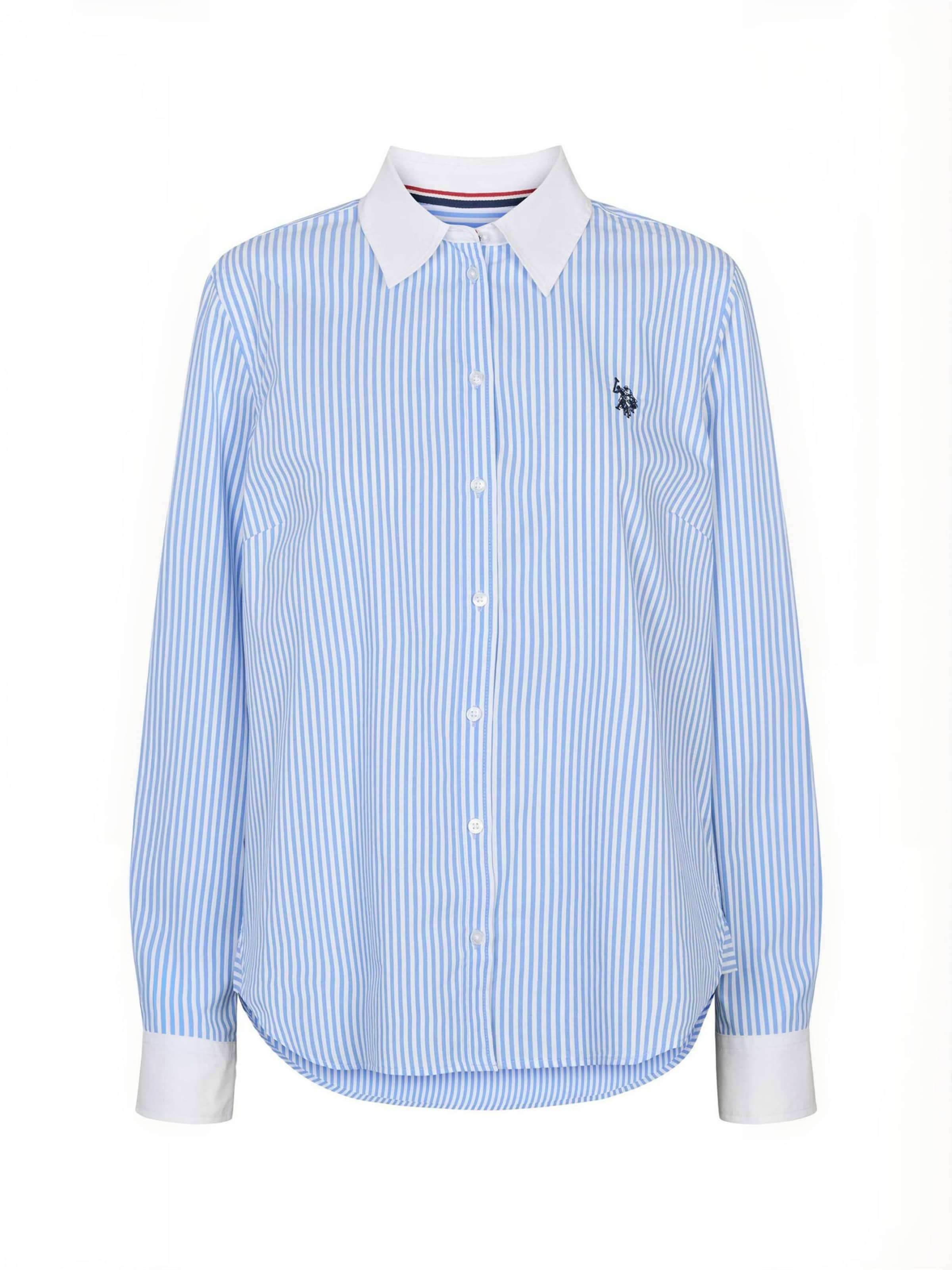 T-shirt ' UWLalla ' U.S. POLO ASSN. en bleu : devant