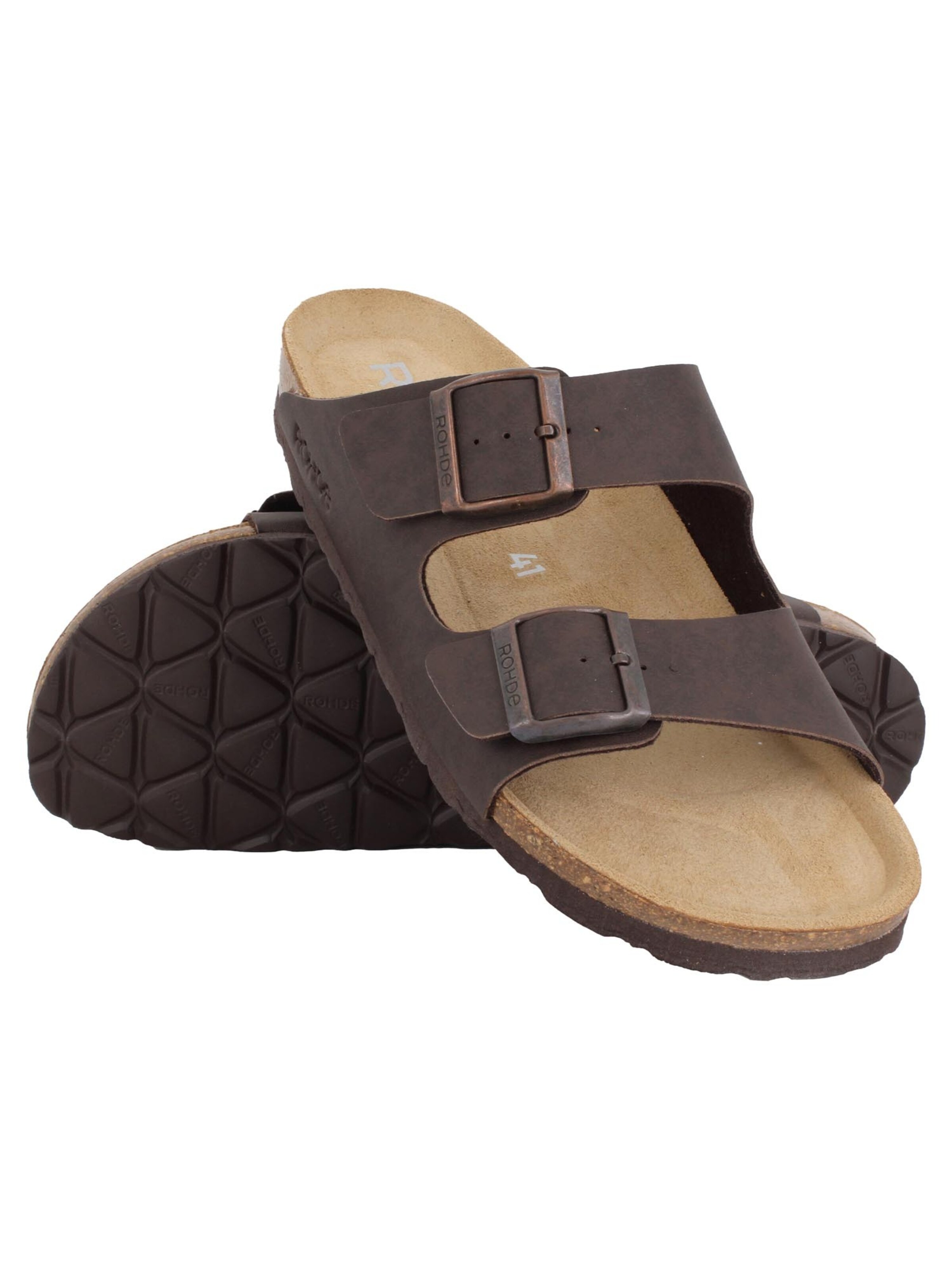 ROHDE Clogs 'Grado'‌‌‌‌‌ in Braun