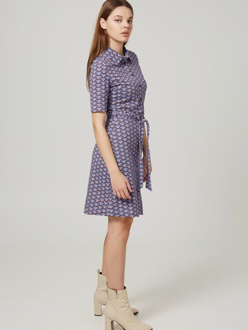 4funkyflavours Shirt Dress 'Wild Side' in Blue