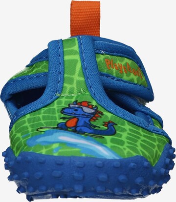 PLAYSHOES Beach & Pool Shoes 'Dino' in Green