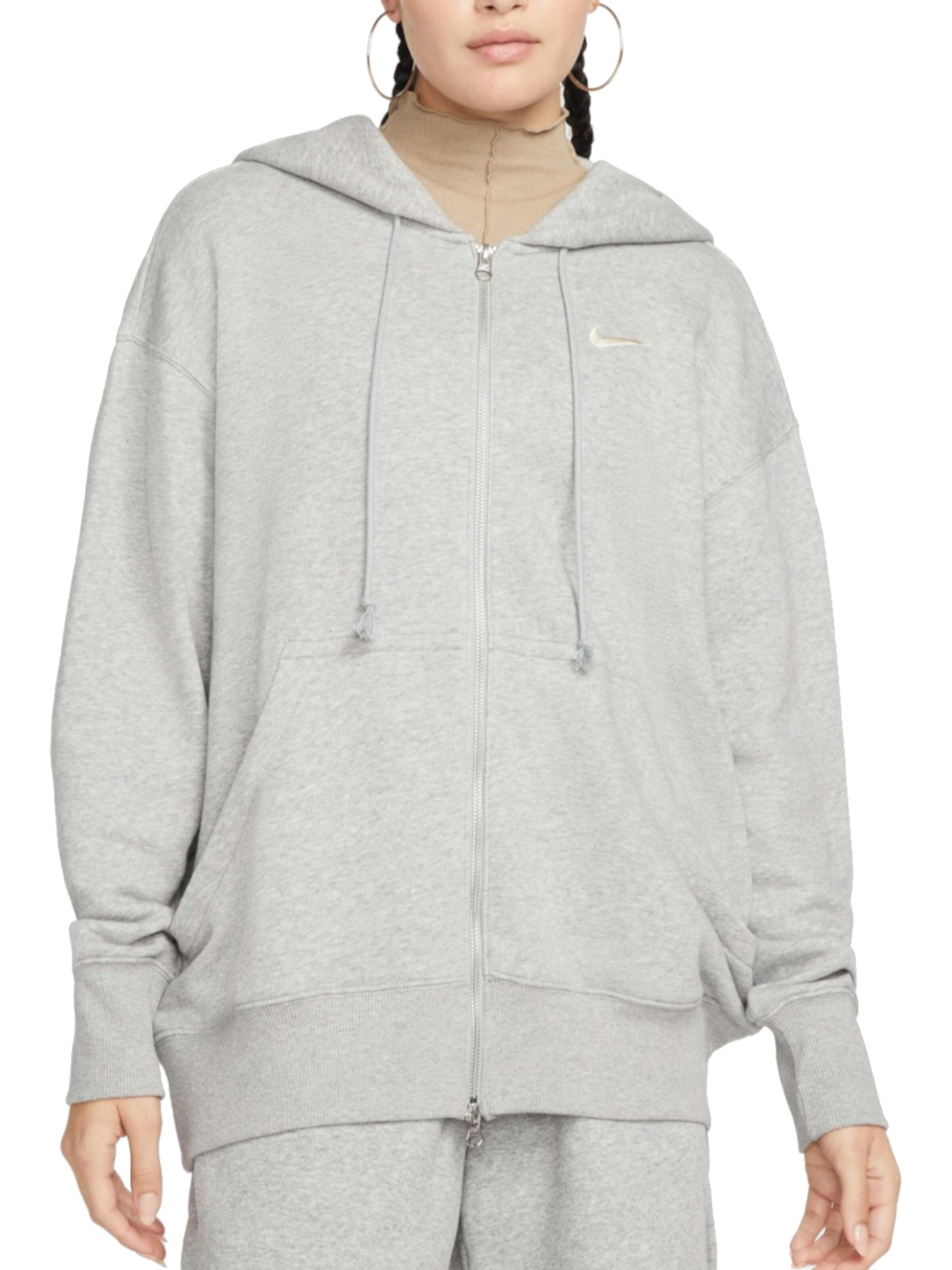 NIKE Sweatshirt 'Phoenix'‌‌‌‌‌‌ in Grau: Vorderseite