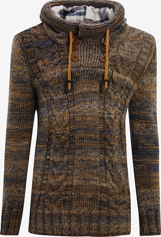 Leif Nelson Sweater in Brown: front