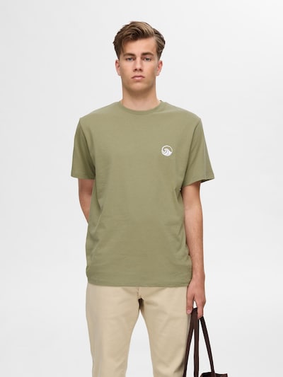 SELECTED HOMME Shirt in oliv, Produktansicht