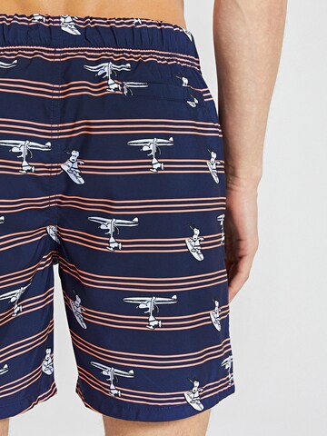 Shiwi Badeshorts 'Surfer Dude' in Blau