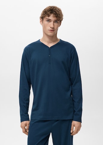 MANGO MAN Pyjama in Blau