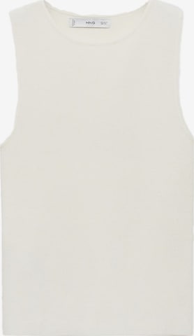 MANGO Knitted top 'HERNAN' in White: front