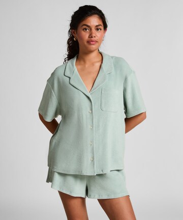 Hunkemöller Slaapshirt in Groen