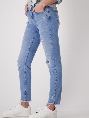 Coupe slim Jean monari en bleu