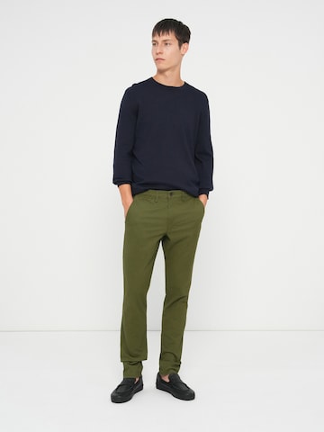 GAP Слим Брюки-чинос 'ESSENTIAL' в Зеленый