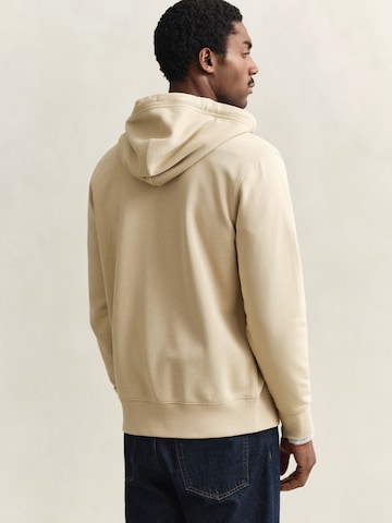 GANT Кофта на молнии в Бежевый