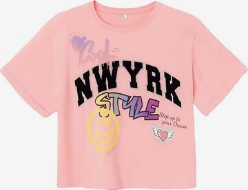 T-Shirt NAME IT en rose : devant