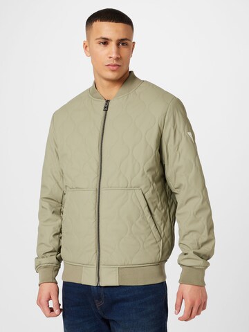 GUESS Between-Season Jacket in Green: front