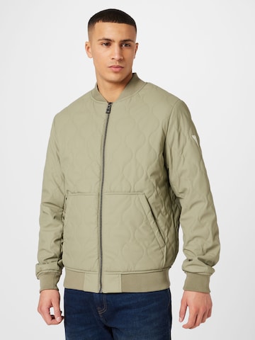 GUESS Between-Season Jacket in Green: front