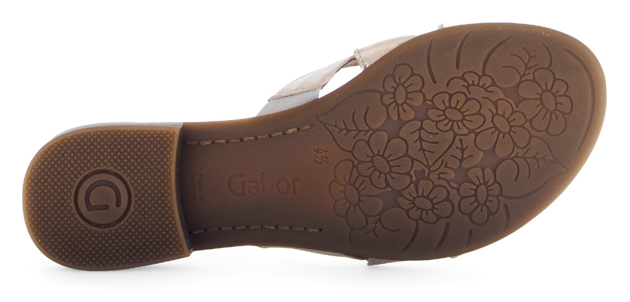 GABOR Pantolette in Gold