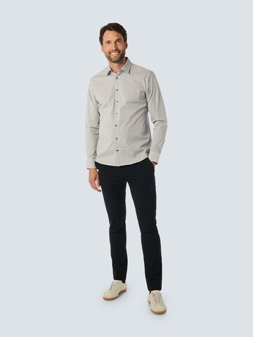 No Excess Regular fit Overhemd in Blauw
