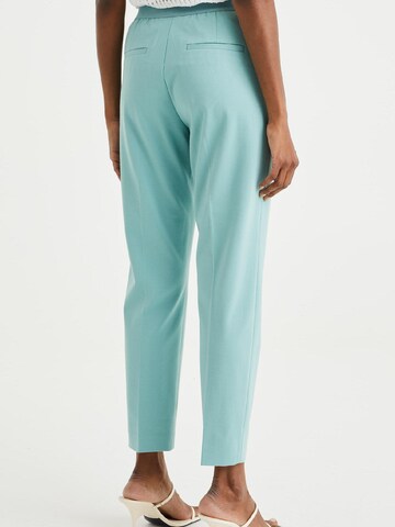 WE Fashion Slimfit Pantalon in Blauw