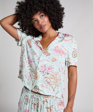 Chemise de nuit Hunkemöller en vert : devant