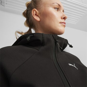 PUMA Sports sweat jacket in Black