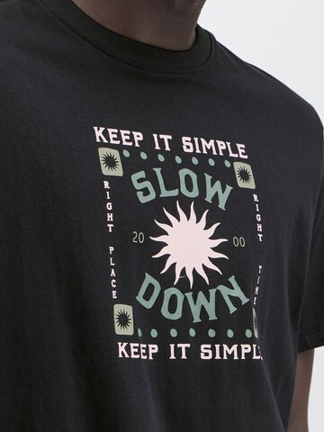 BLEND T-Shirt 'BHJoey' in Schwarz