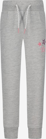 SALT AND PEPPER Tapered Pants in Grey: front