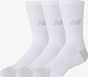 new balance Athletic Socks in White: front
