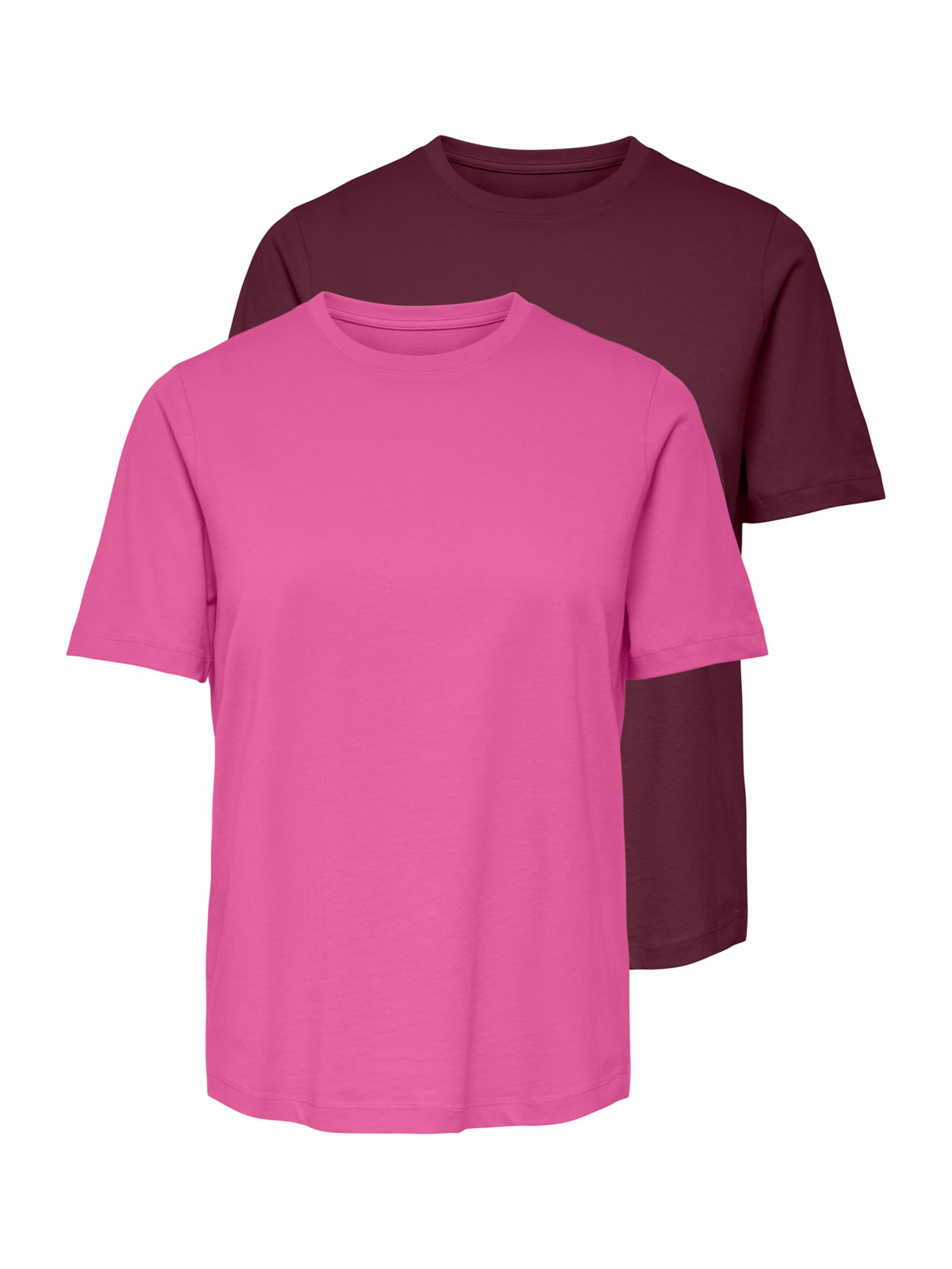 ONLY T-Shirt 'ONLHAPPY' in Pink: Vorderseite
