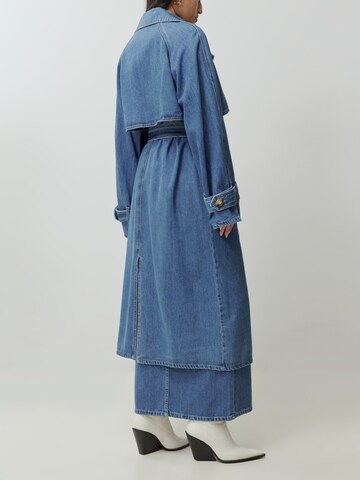 EDITED Between-seasons coat 'Belen' in Blue