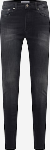 Calvin Klein Jeans Skinny Jeans in Grijs: voorkant