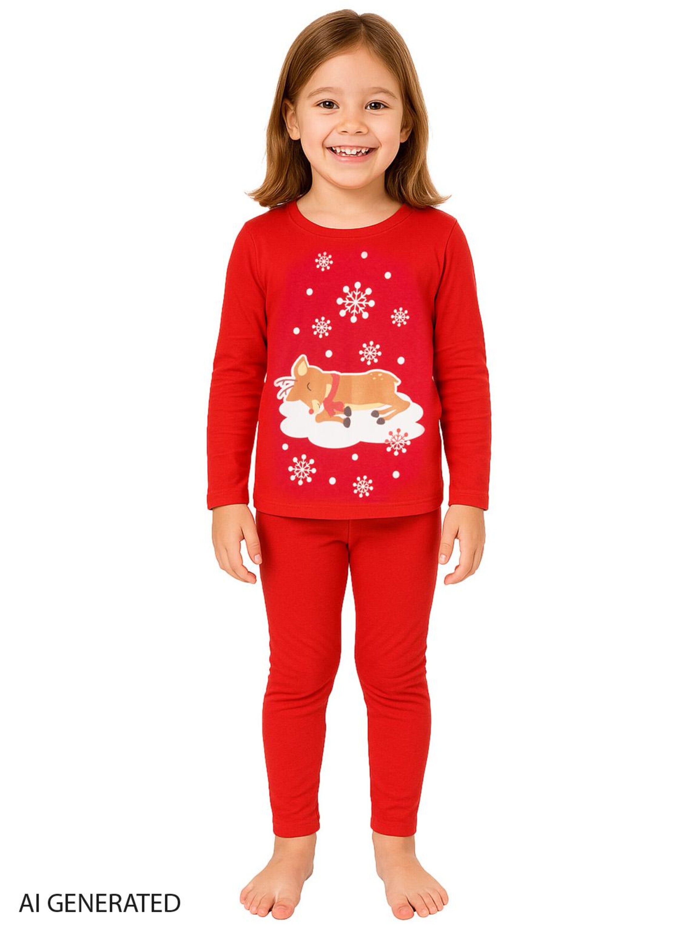United Labels Pajamas 'Rentier' in Red: front