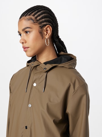 Veste fonctionnelle RAINS en marron