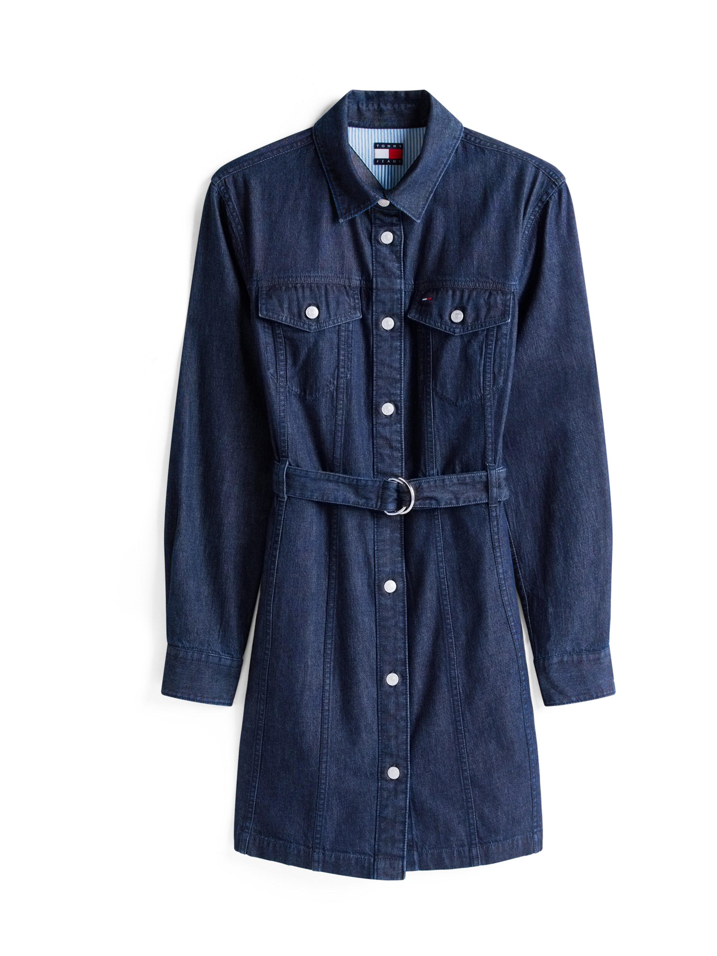 Tommy Jeans Μπλουζοφόρεμα σε μπλε: μπροστά