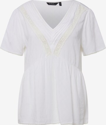 Ulla Popken Blouse in Wit: voorkant