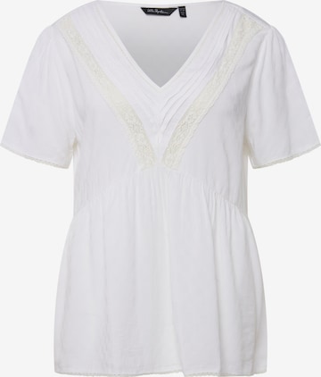 Ulla Popken Blouse in Wit: voorkant