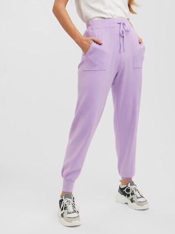 Effilé Pantalon 'Nancy' VERO MODA en violet : devant