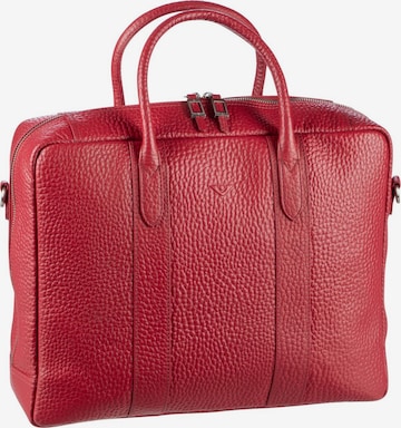 VOi Document Bag 'Hirsch' in Red: front