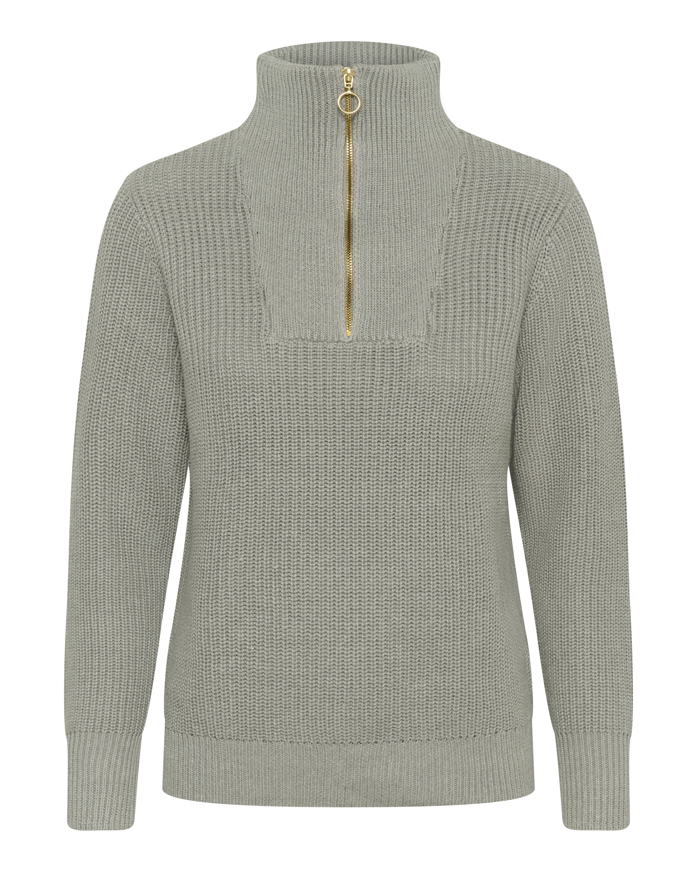 Pull-over 'Lioa' Kaffe en gris : devant