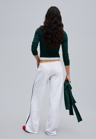 Loosefit Pantalon Bershka en gris