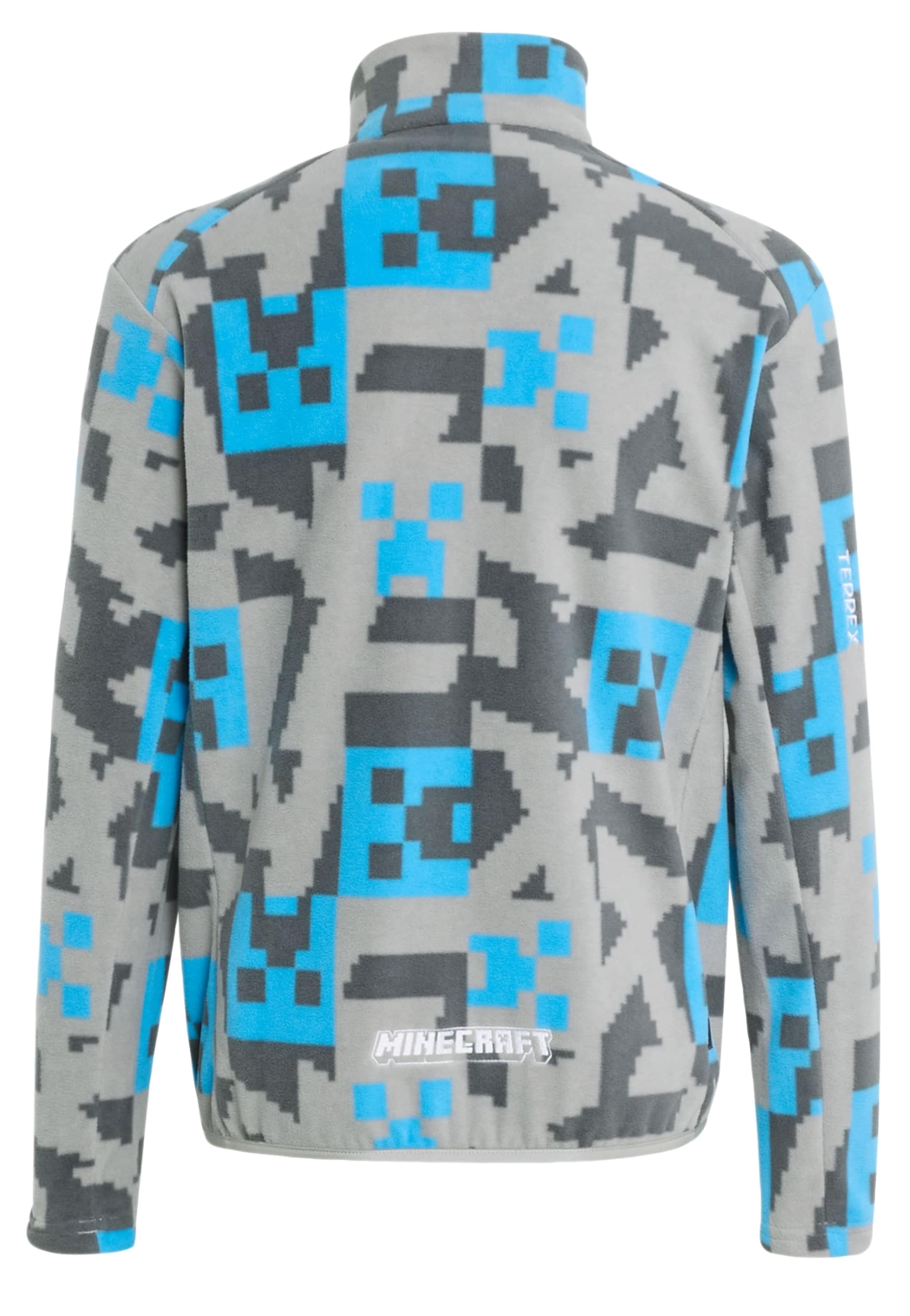 ADIDAS TERREX - Casaco de velo funcional 'Adidas x Minecraft' em cinzento