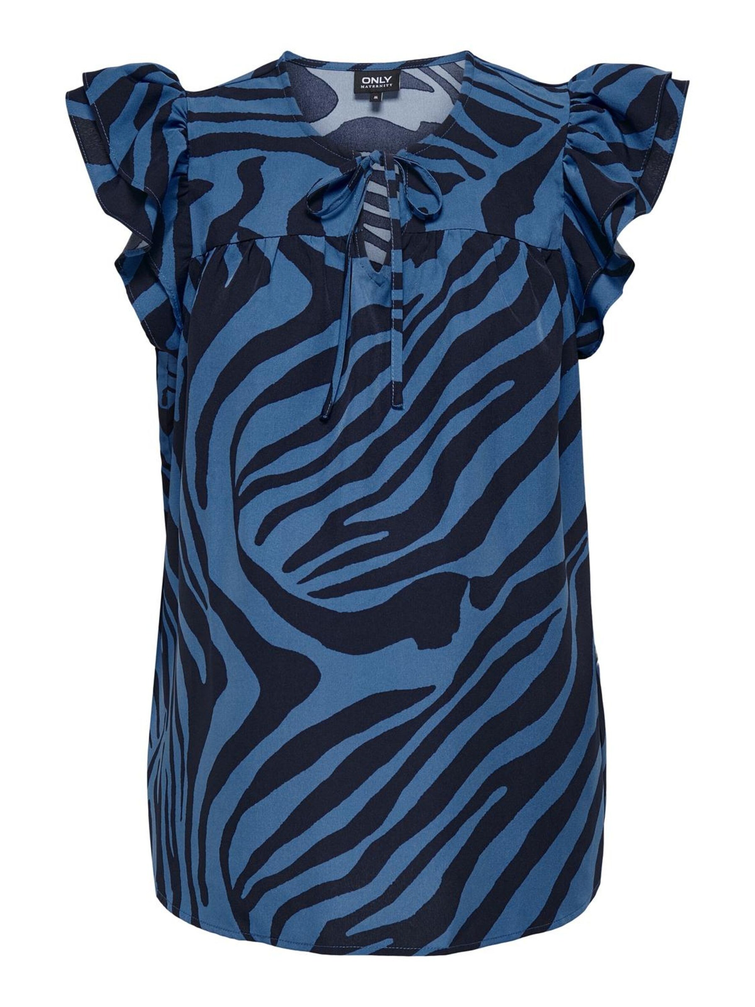 Only Maternity Shirt in Blue