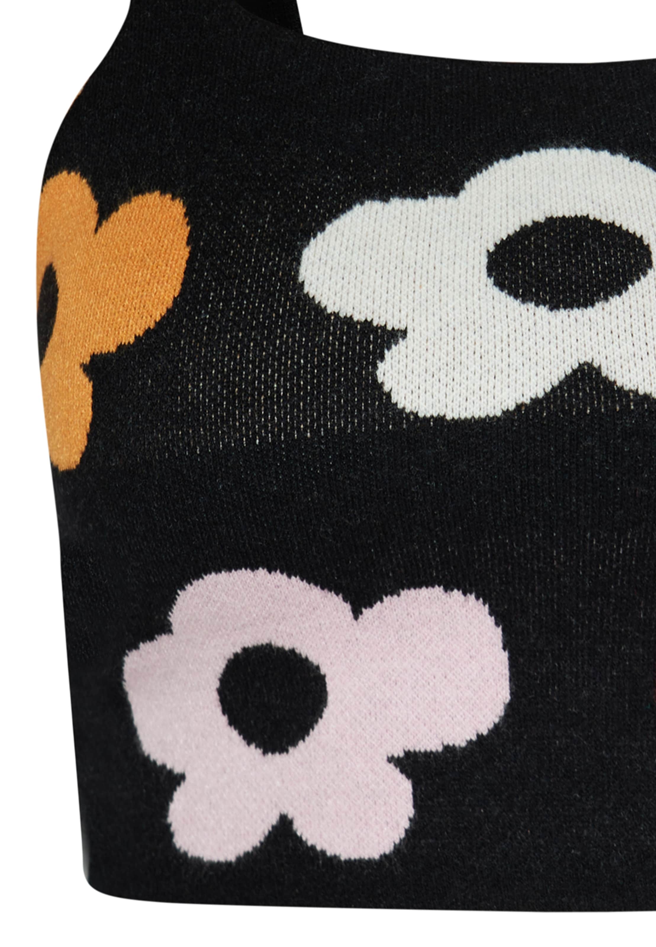 swirlyTop - crna boja