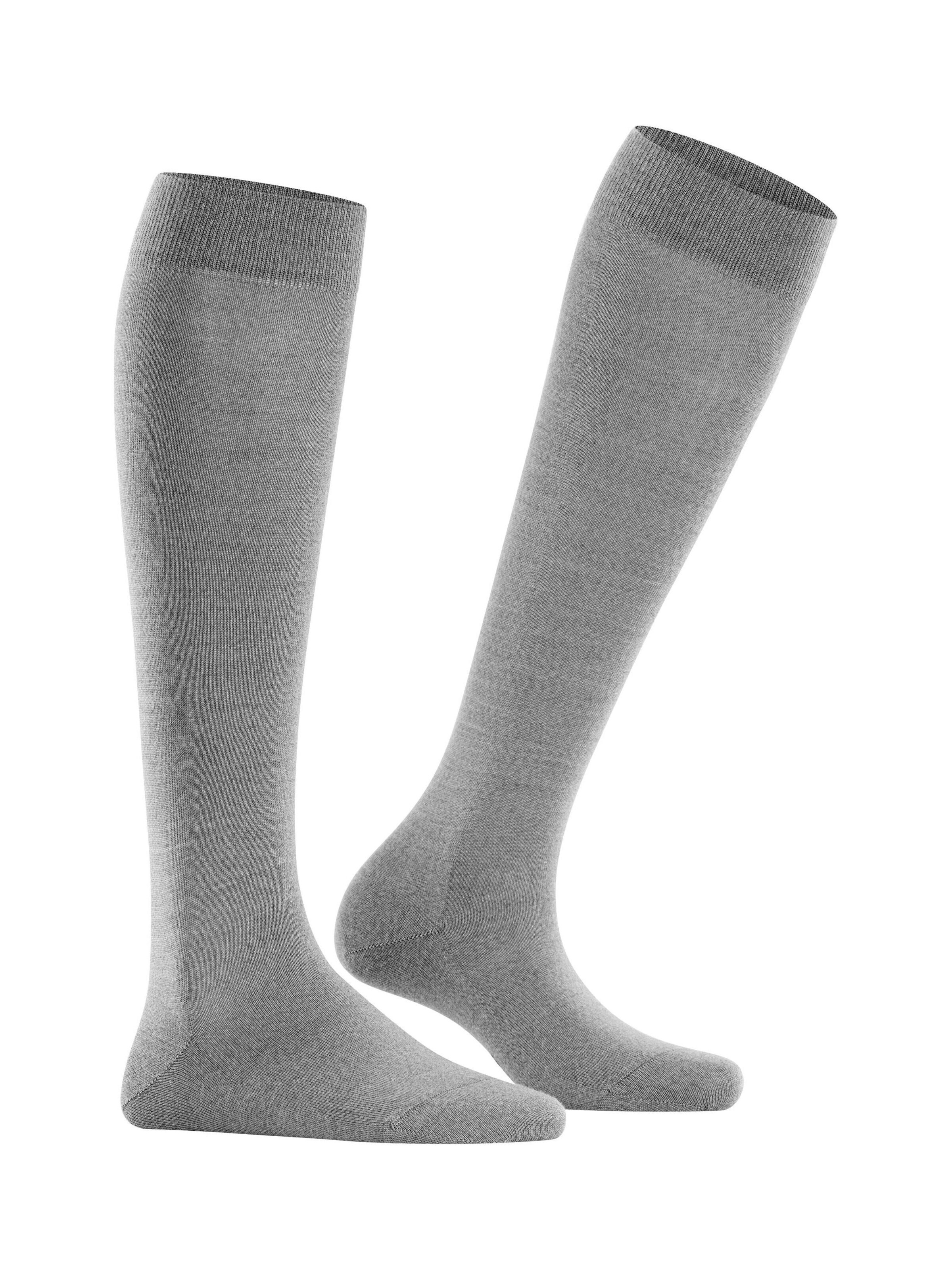FALKE Kniestrümpfe 'Softmerino'‌ in Grau