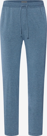 Hanro Pyjamabroek ' Casuals ' in Blauw: voorkant