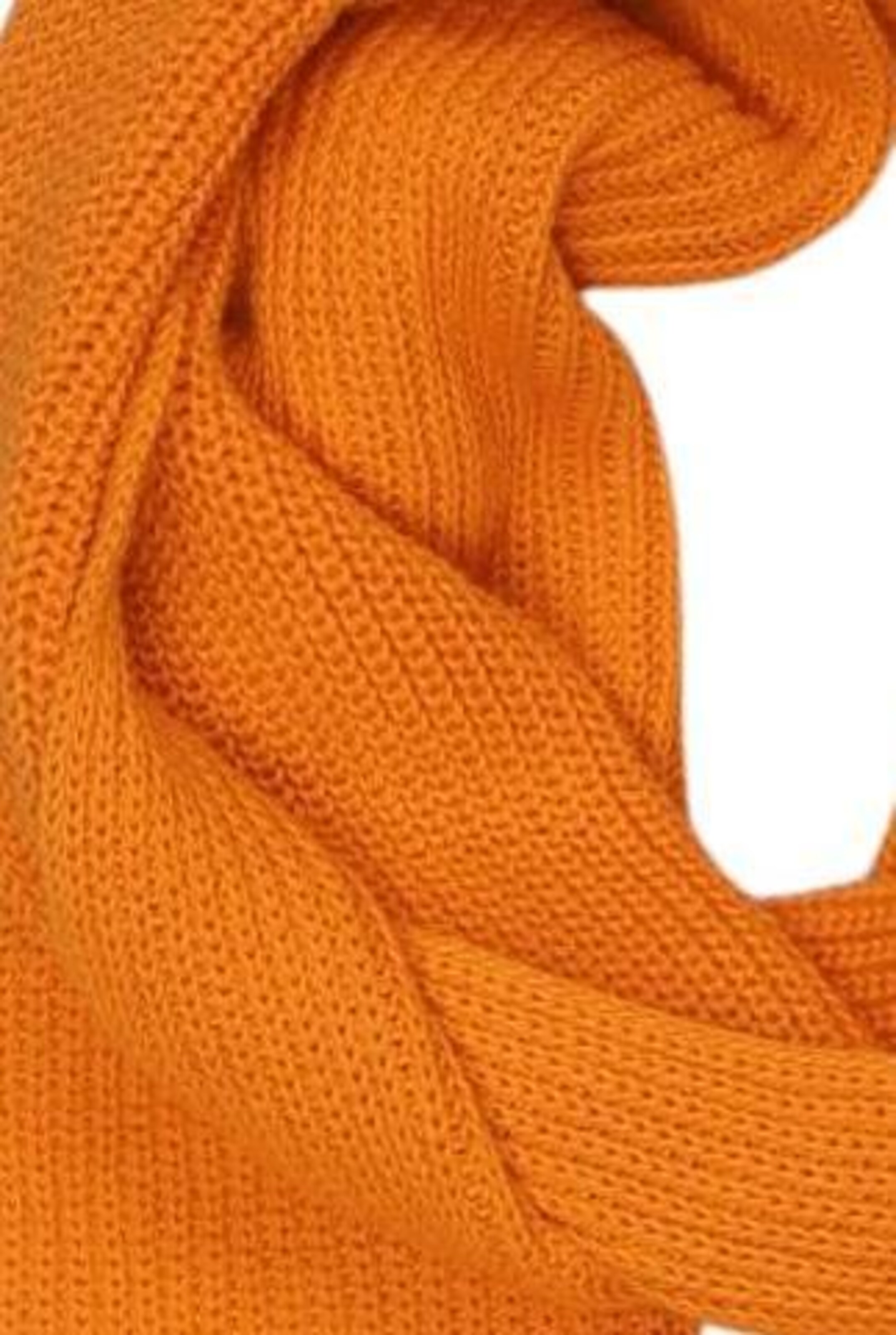 KnowledgeCotton Apparel Schal oder Tuch One Size in Orange